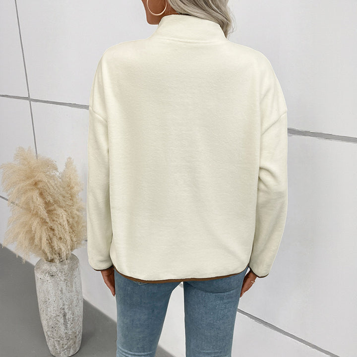 Damen Fleecejacke mit kontrastierenden Details Drune