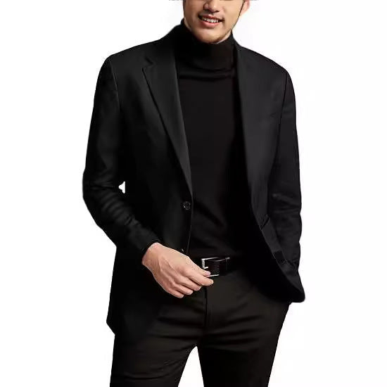 Herren eleganter Blazer mit modernem Schnitt und praktischen Taschen Drune
