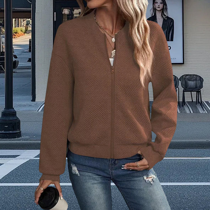 Damen Freizeitjacke mit strukturiertem Design und praktischen Taschen Drune