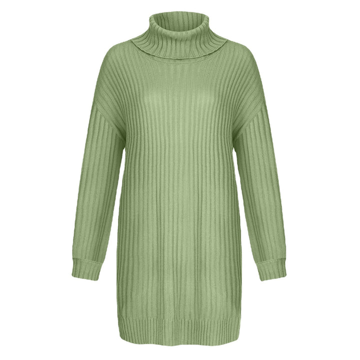 Damen Grobstrick Rollkragenpullover im lässigen Schnitt Drune