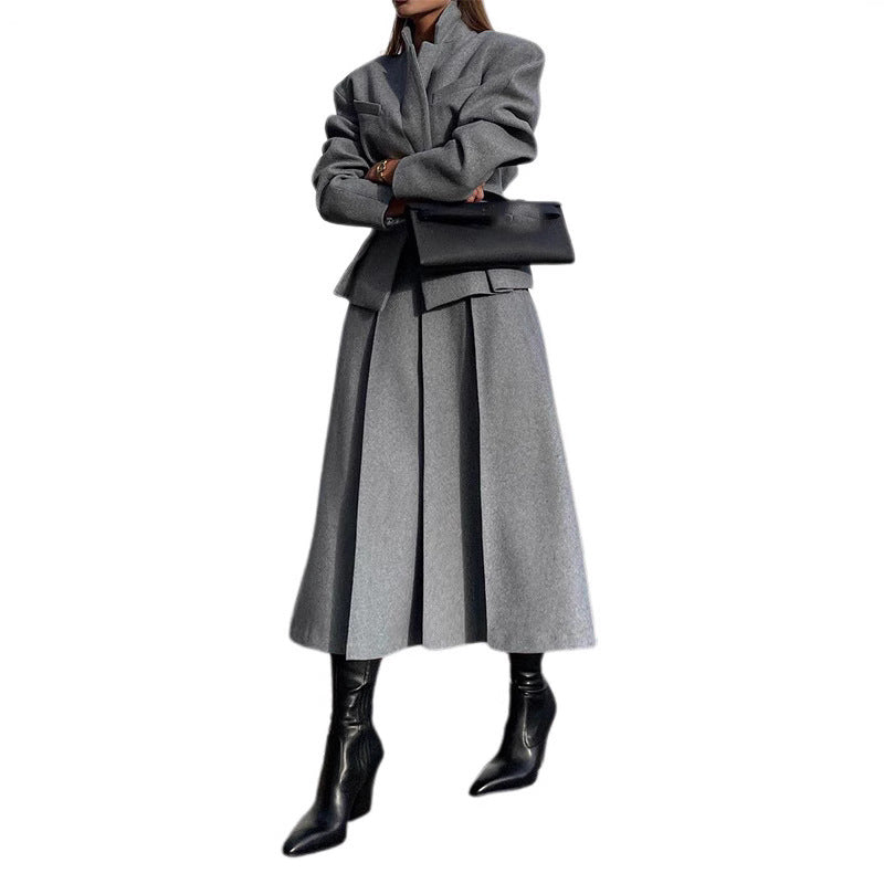 Damen Oversize Wollblazer im modernen Schnitt Drune