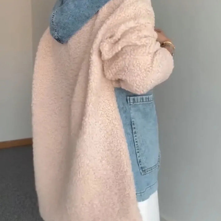 Damen Übergangsjacke mit kuscheligem Fleece-Obermaterial und praktischen Druckknöpfen Drune