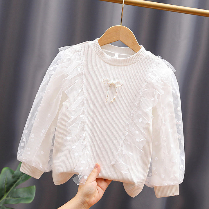 Damen Modischer Pullover mit voluminösen Ärmeln Drune
