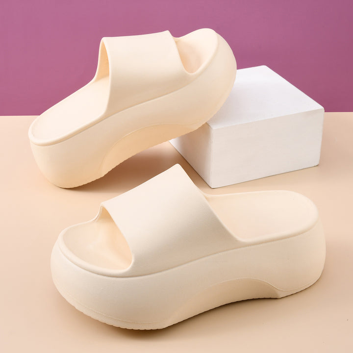Femme Erhöhte Plattform Rutschsandalen Drune