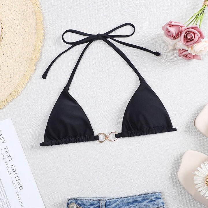 Damen Triangel-Bikini mit eleganten Ring-Details Drune