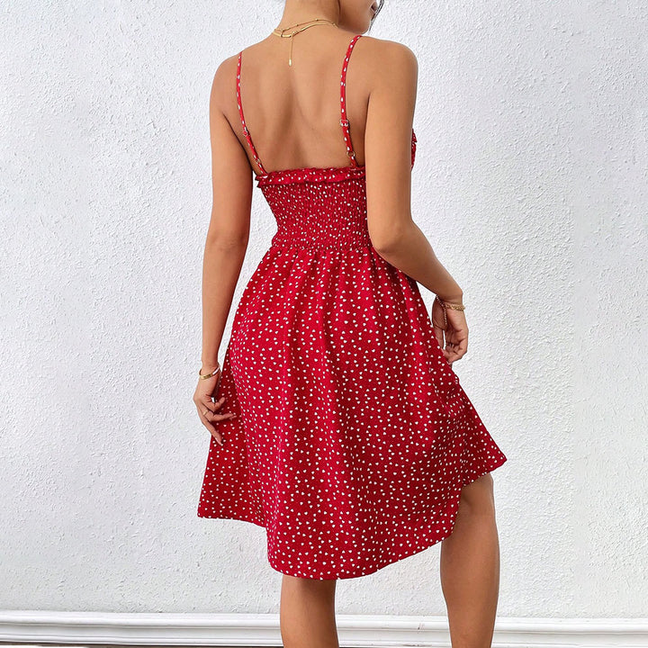 Damen Minikleid mit luftigem Schnitt und verspieltem Rüschendetail Drune