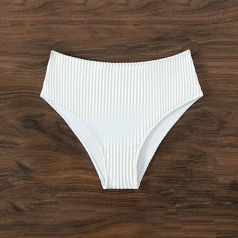 Damen Hohe Taille Bikinislip Drune