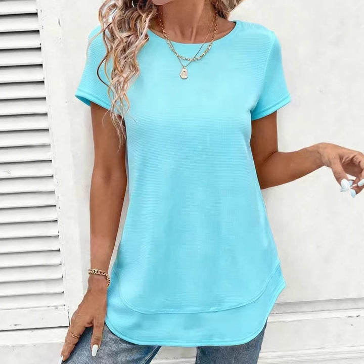 Damen sportliches Baumwollshirt Drune