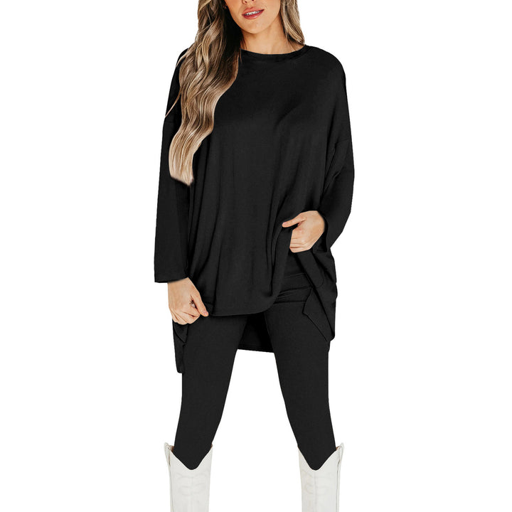 Damen Lässiges Set aus oversized Oberteil und figurbetonten Leggings Drune