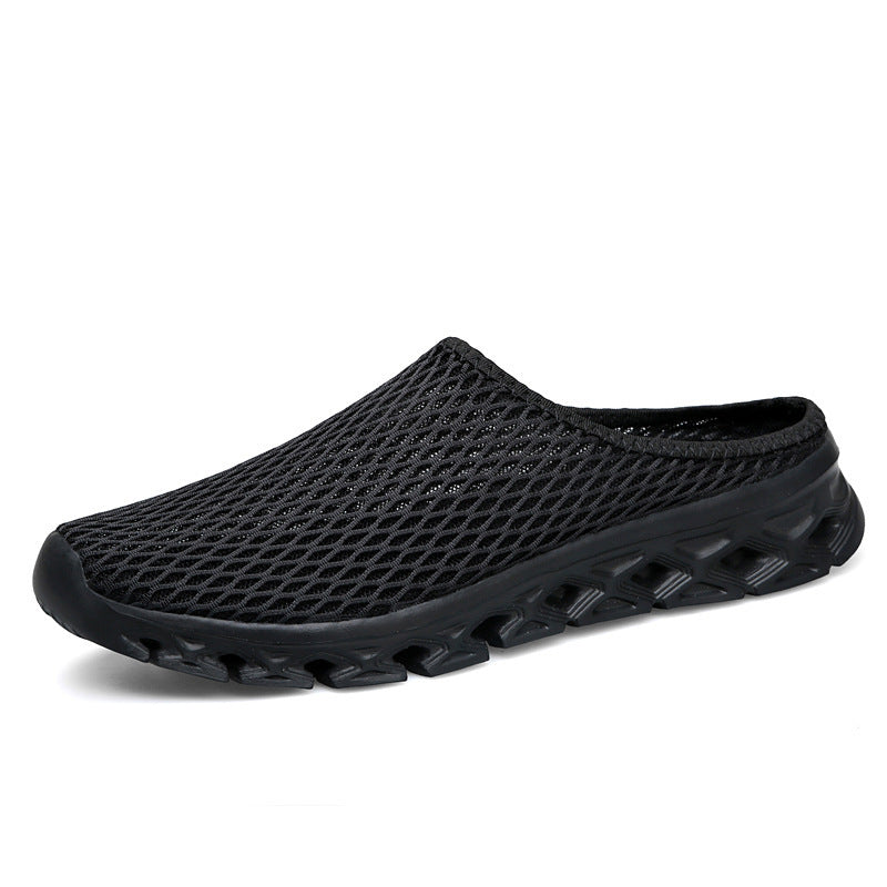 Unisex nan atmungsaktiver Mesh-Muleschuh mit flexibler Wabenlaufsohle und ergonomischem Fußbett Drune