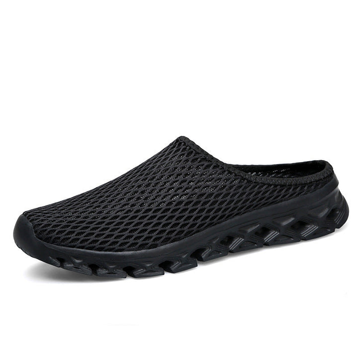 Unisex nan atmungsaktiver Mesh-Muleschuh mit flexibler Wabenlaufsohle und ergonomischem Fußbett Drune