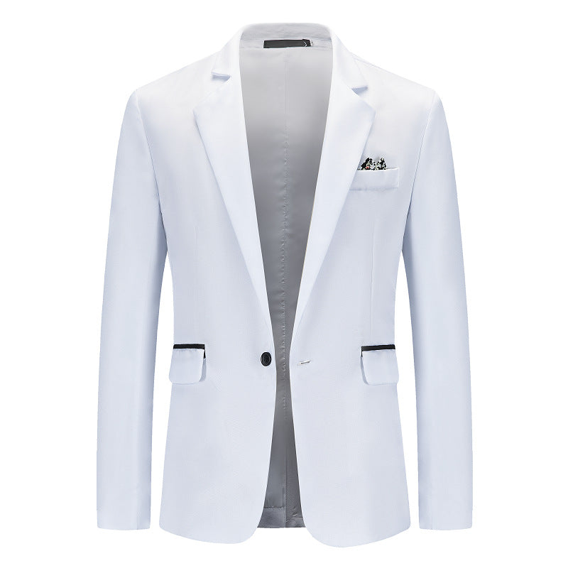 Herren Eleganter Anzugblazer mit feiner Struktur und modernem Schnitt Drune