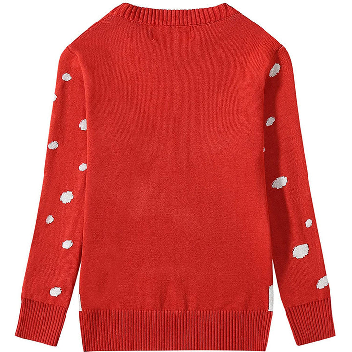 Damen Weihnachtspullover mit festlichem Rentier-Motiv und lebhaftem Design Drune