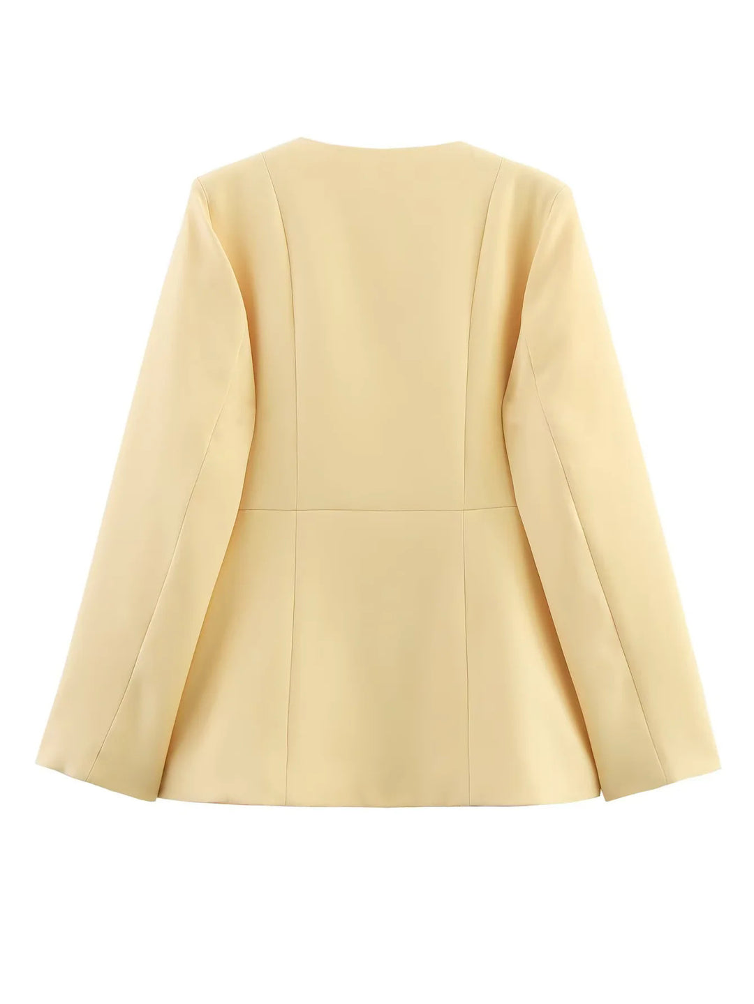 Damen eleganter Blazer mit modischem Schnitt und dekorativen Knopfdetails Drune