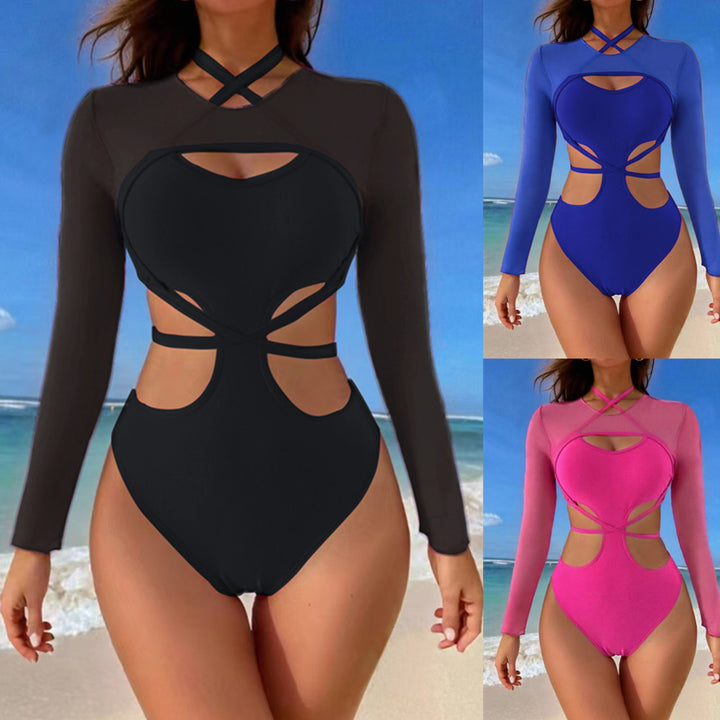 Damen Bikini-Set mit transparentem Oberteil und innovativem Schnitt Drune