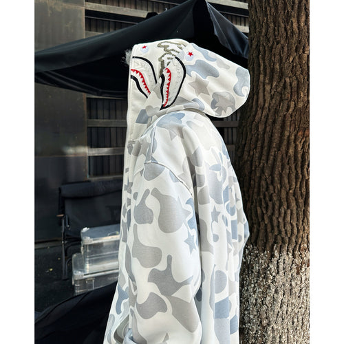 Damen Kapuzenpullover mit einzigartigem Camouflage-Design und aufwendiger Stickerei Drune