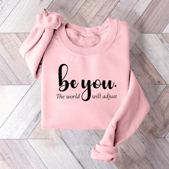 Damen Sweatshirt mit inspirierendem Motiv und motivierender Botschaft Drune