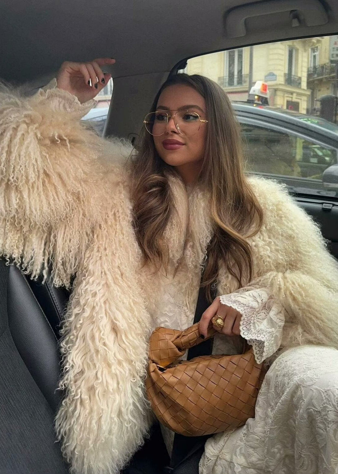 Drune | Faux Shearling Jacke