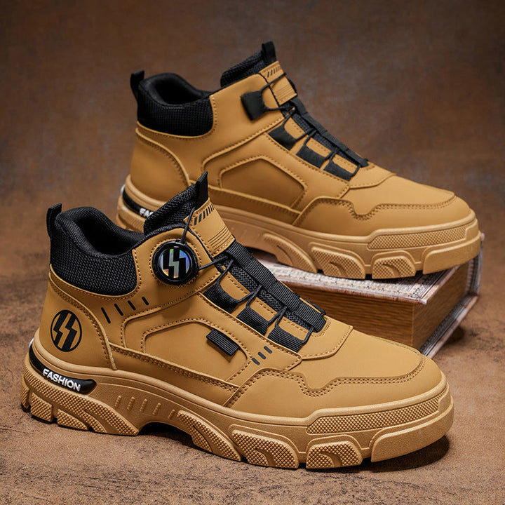Damen sportliche High-Top Sneakers mit dynamisch-innovativer Schnürtechnologie Drune
