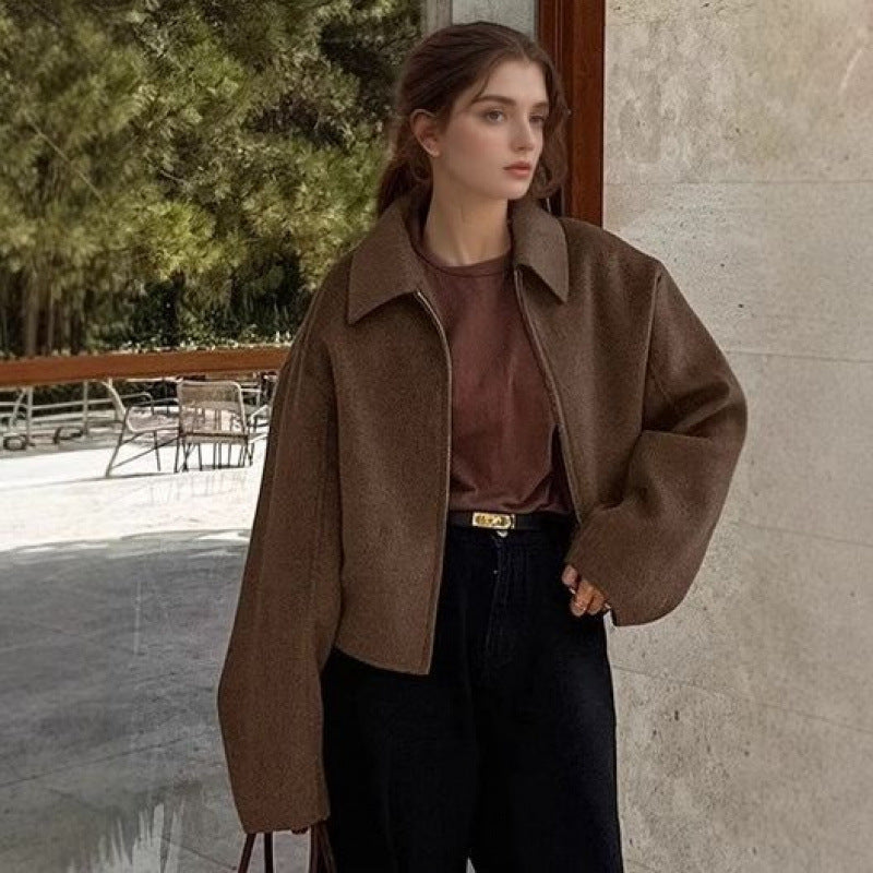 Damen Kurzzeitige Modische Jacke Drune