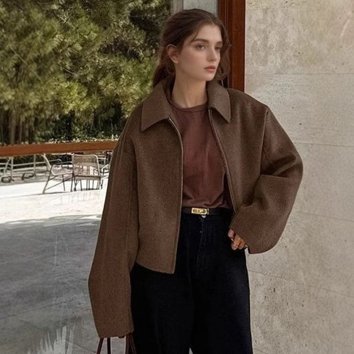 Damen Kurzzeitige Modische Jacke Drune