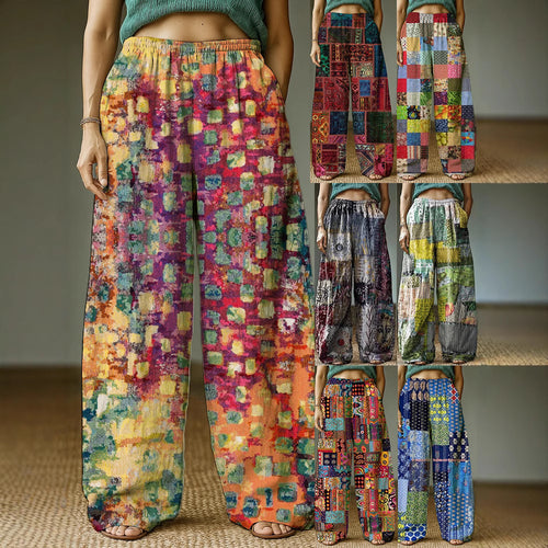 Damen Weite Inspiration Palazzohose Drune