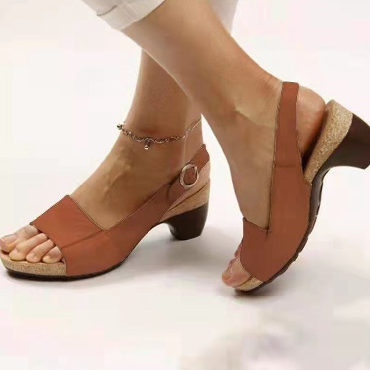 Damen Komfortable und stilvolle Wedgesandalen mit anatomischem Fußbett Drune