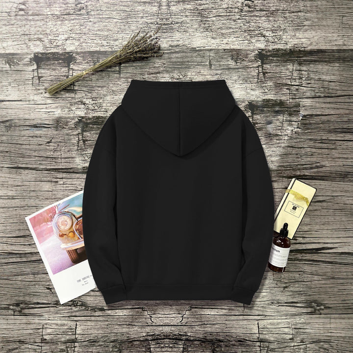 Damen Kapuzenpullover mit inspirierendem Love & Joy Design Drune