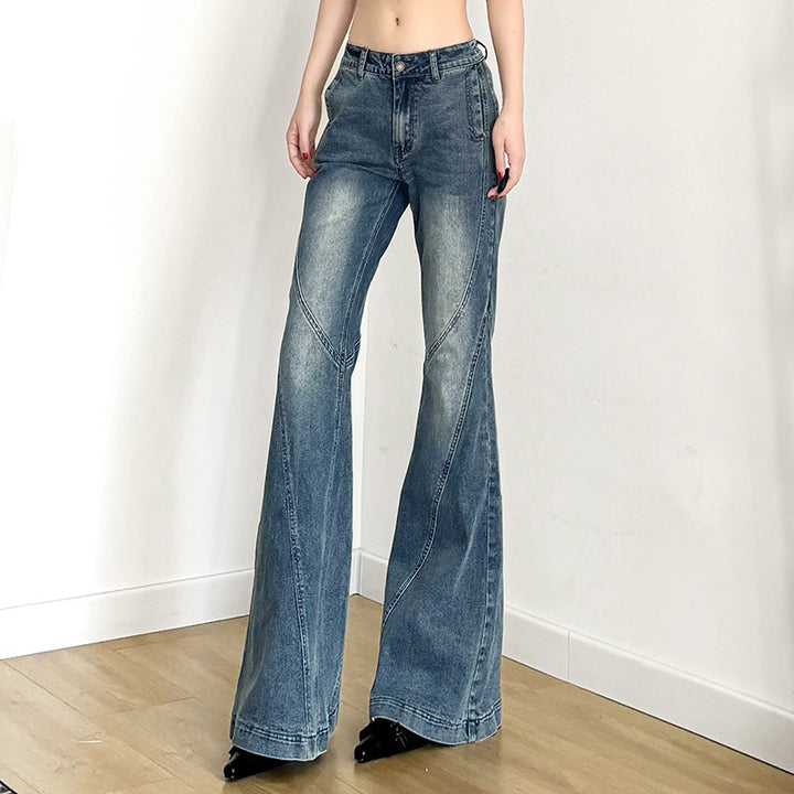 Damen Flared Jeans im individuellen Vintage-Look mit skandinavischem Flair Drune