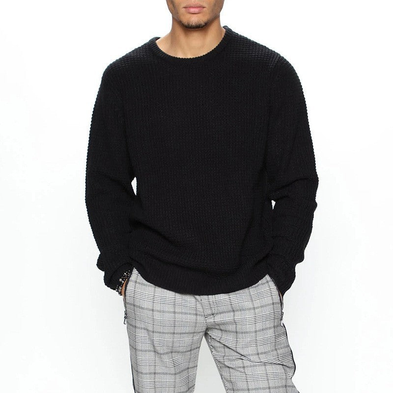 Herren Grobstrickpullover mit modernem Schnitt und kuscheligem Innenfutter Drune