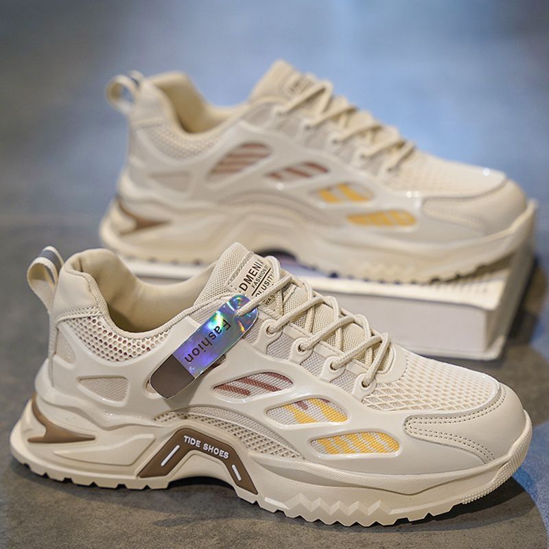 Damen Sneakers mit atmungsaktiver Mesh-Oberfläche und stoßdämpfender Sohle Drune
