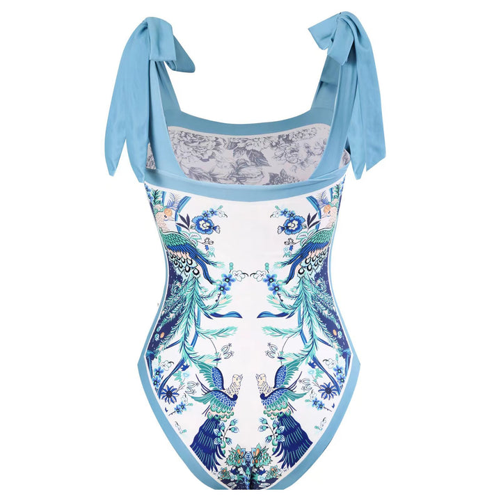Damen Maxirock mit floralen Mustern und voluminösem Schnitt Drune
