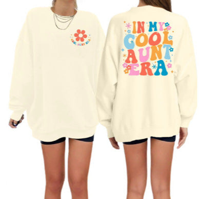 Damen Sweatshirt mit modernem floralen Print und lässigem Schnitt Drune