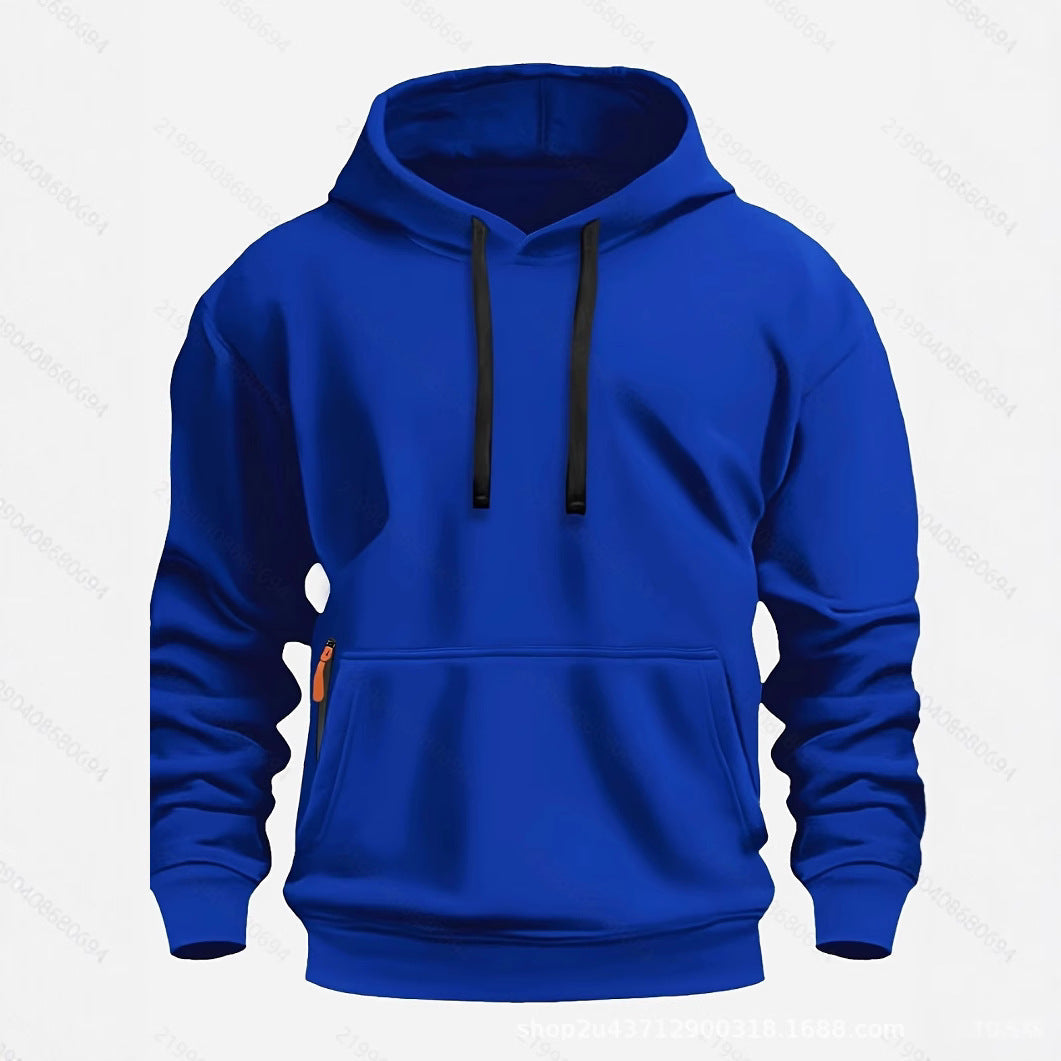 Herren sportlicher Kapuzenpullover mit praktischen Taschen und atmungsaktivem Material Drune