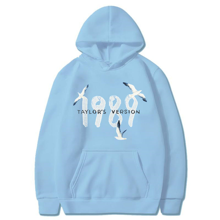 Damen Kapuzenpullover mit kreativem Vogelmotiv und hochwertiger Baumwolle Drune
