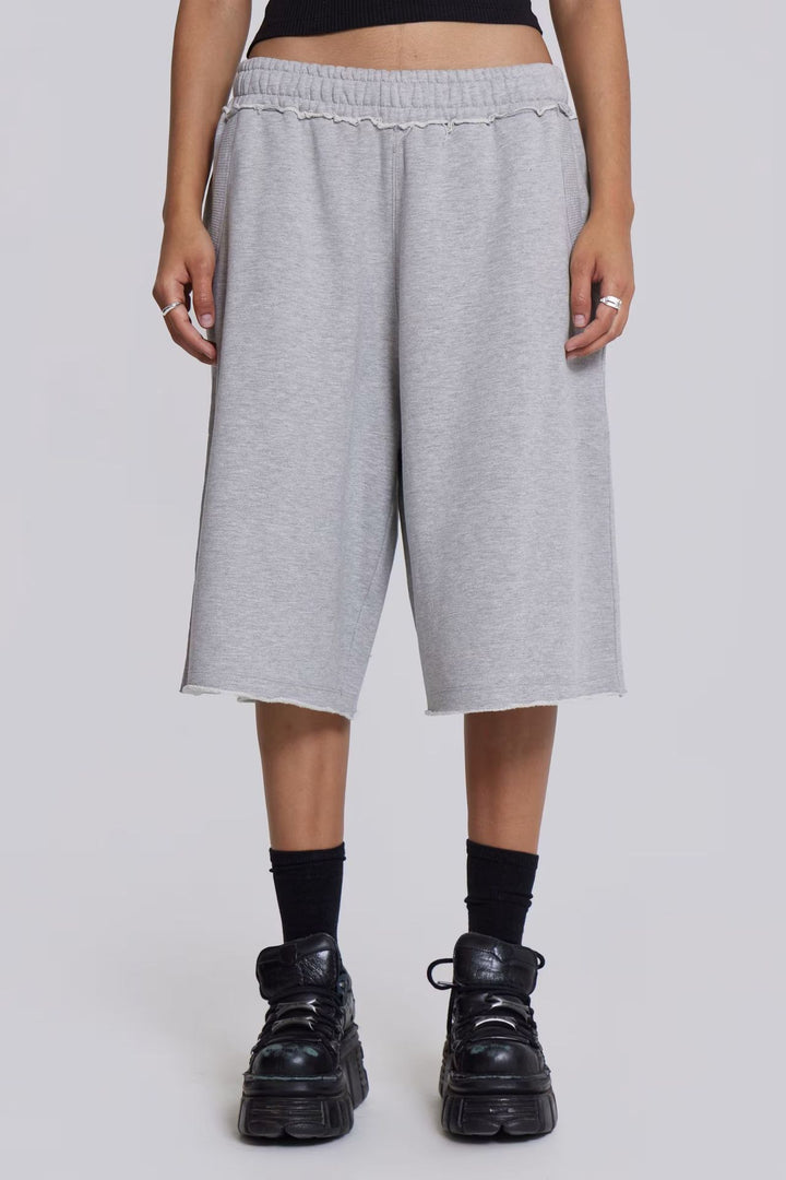 Damen High-Waisted Relaxed Fit Sweatshorts Drune