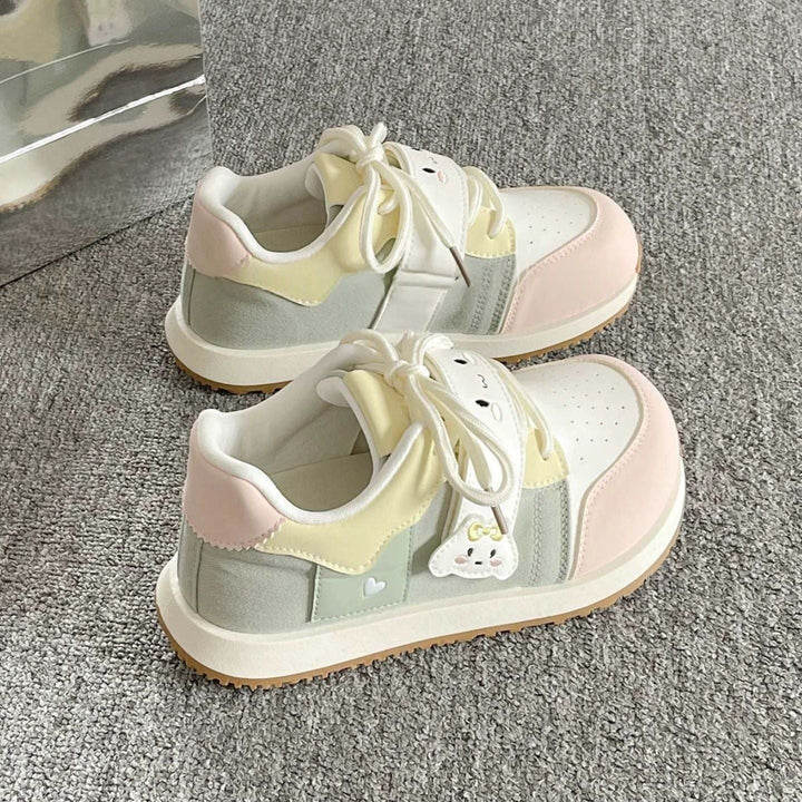 Damen Kindersneaker mit niedlichem Tierdesign und praktischem Klettverschluss Drune