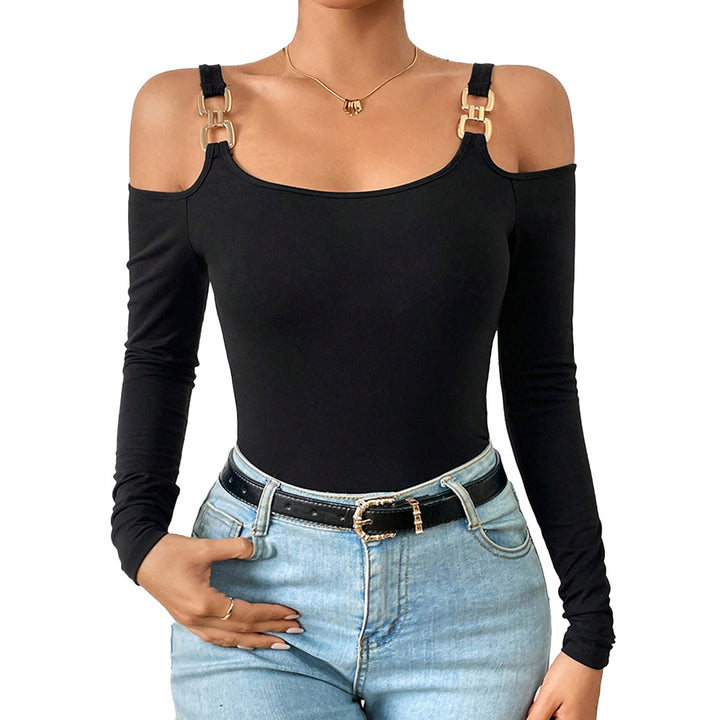 Damen Body mit tragbarem Off-Shoulder-Design Drune