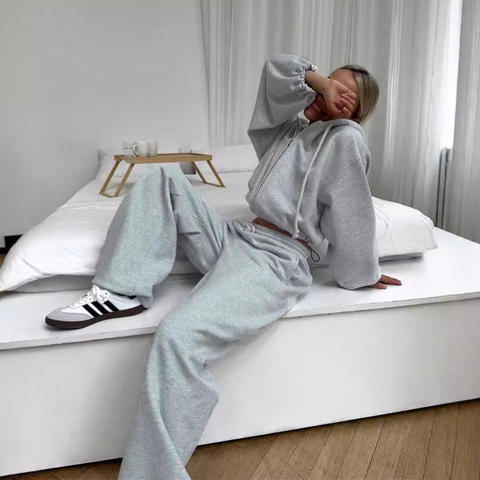 Damen gemütliches Oversized Sweat-Set Drune