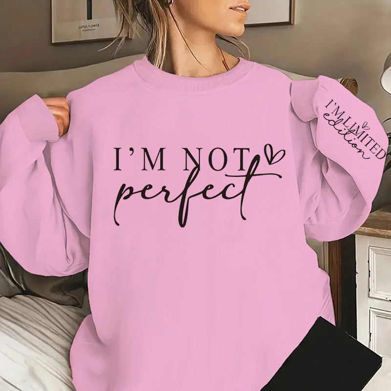 Damen Oversized Sweatshirt mit einzigartigem Statement-Print Drune
