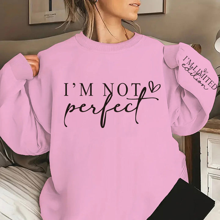Damen Oversized Sweatshirt mit einzigartigem Statement-Print Drune
