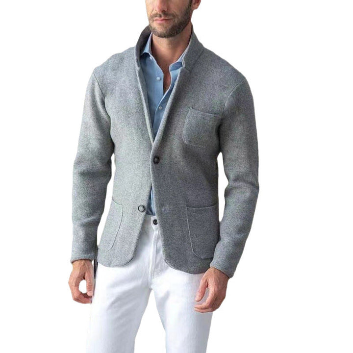 Herren Strickblazer mit eleganter Optik und praktischen Taschen Drune