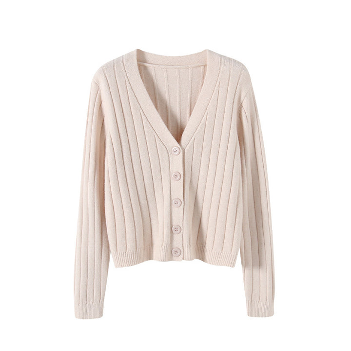 Drune | Schnürgestrickter Pullover mit V-Ausschnitt für Damen