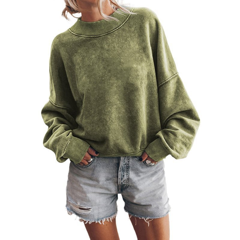 Damen lässiger Oversize Sweatshirt Drune