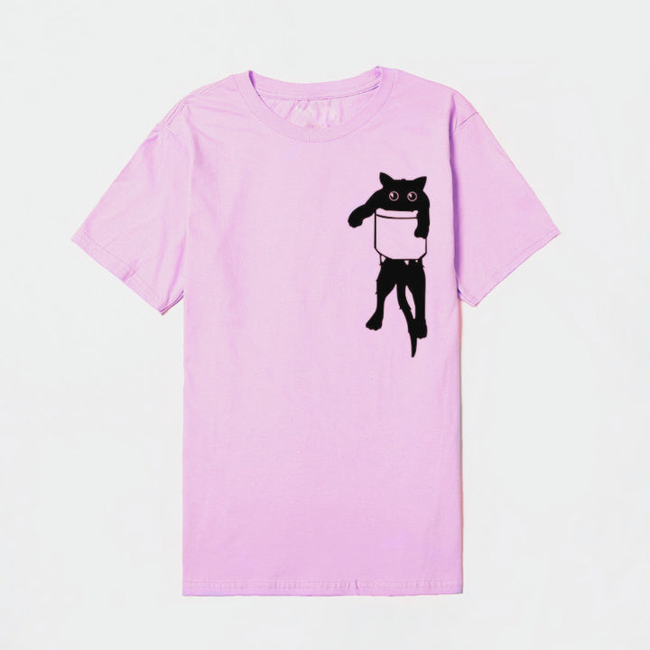 Damen Stilvolles T-Shirt mit kreativem Grafi-Motiv Drune