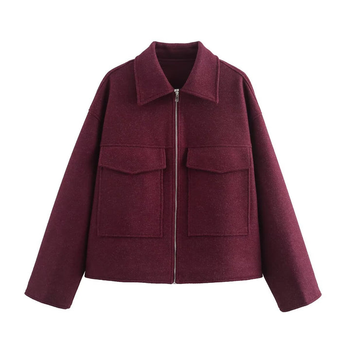 Damen Oversized Utility-Jacke mit praktischen Pattentaschen Drune