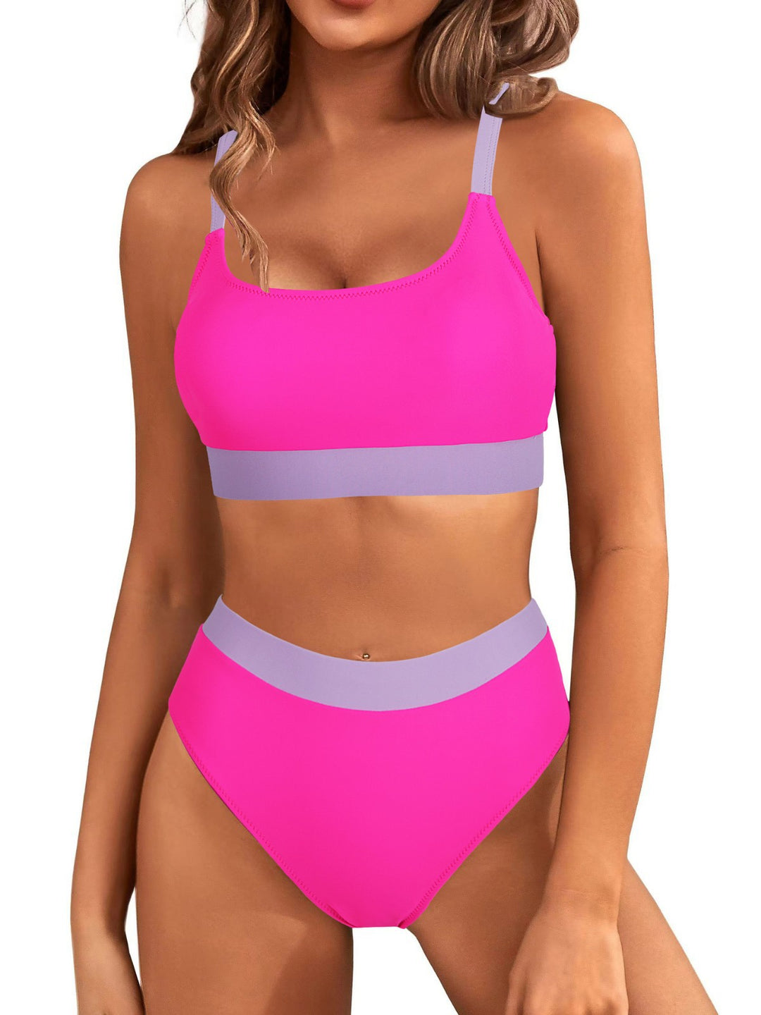 Damen Hochtaillierter Bikini mit sportlichem Schnitt Drune