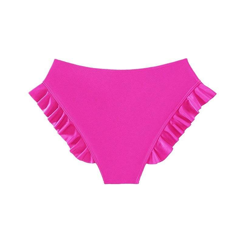 Damen Bikini-Höschen mit verspieltem Rüschendesign Drune