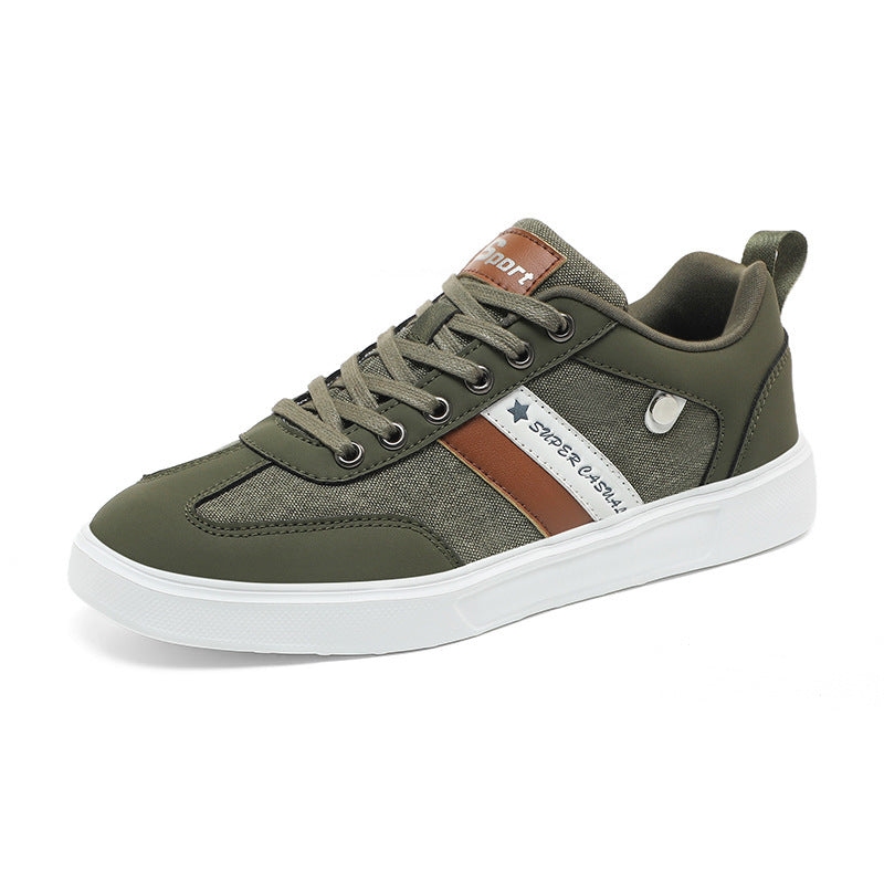 Herren nan urbaner Canvas- und Kunstleder-Sneaker mit gepolstertem Einstieg und profilierter Gummisohle Drune