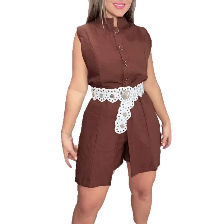 Damen lässiger Zweiteiler mit hochwertigem Material und praktischem Design Drune